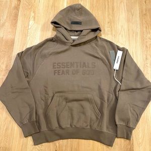 Fear of God Essentials Hoodie Wood SS22 size XS
